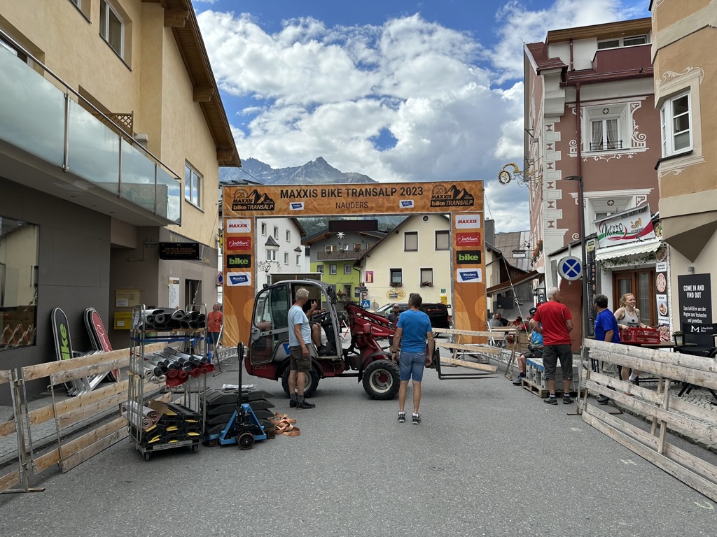 Bike Transalp 2023 start in Nauders, Austria