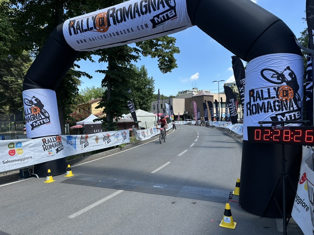 Crossing the finish line, stage 3